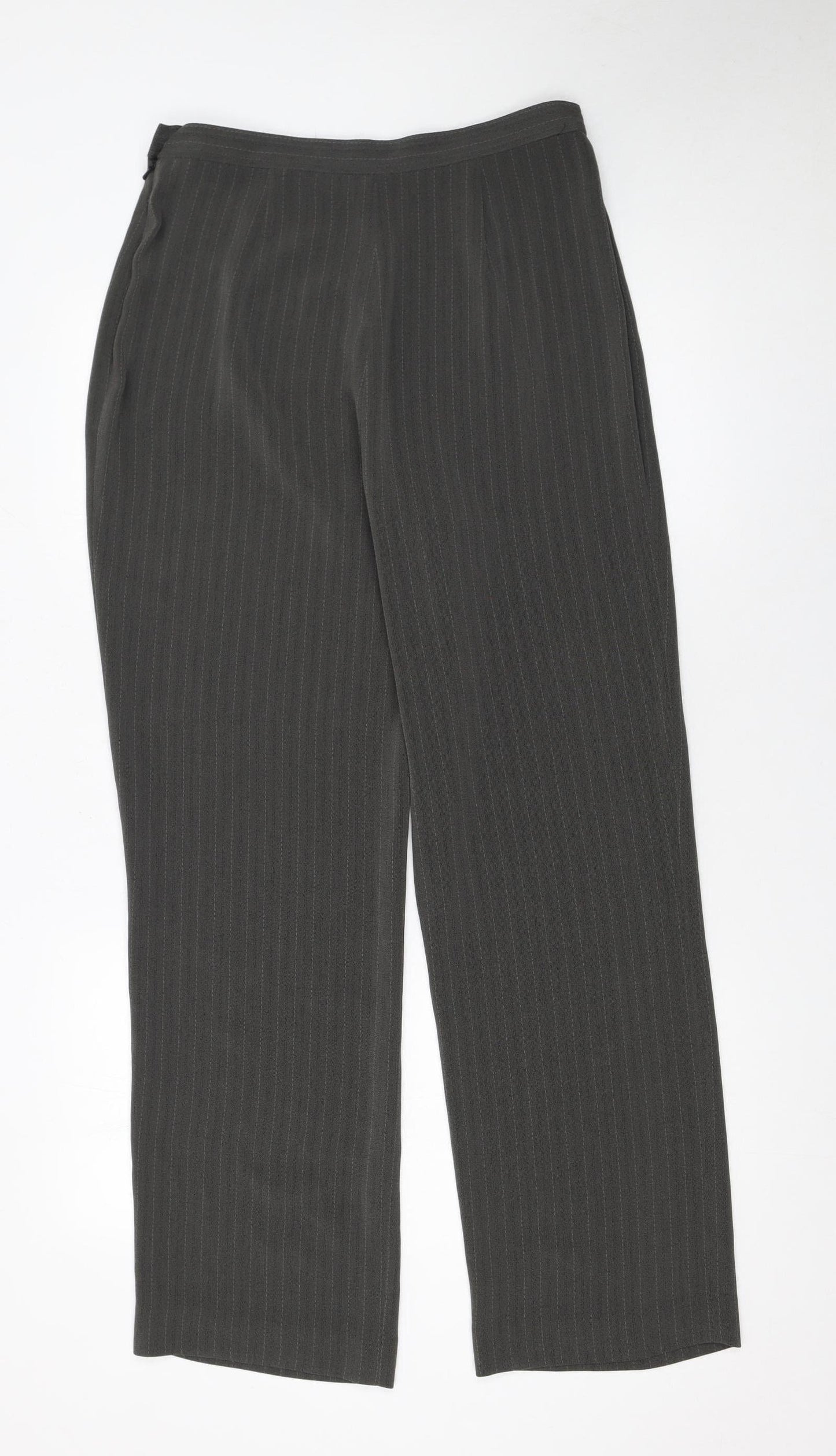 Womens UK Size 14 NEXT Regular Fit BusinessCasualWorkwear Grey Trousers