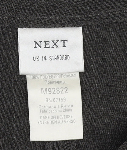 Womens UK Size 14 NEXT Regular Fit BusinessCasualWorkwear Grey Trousers
