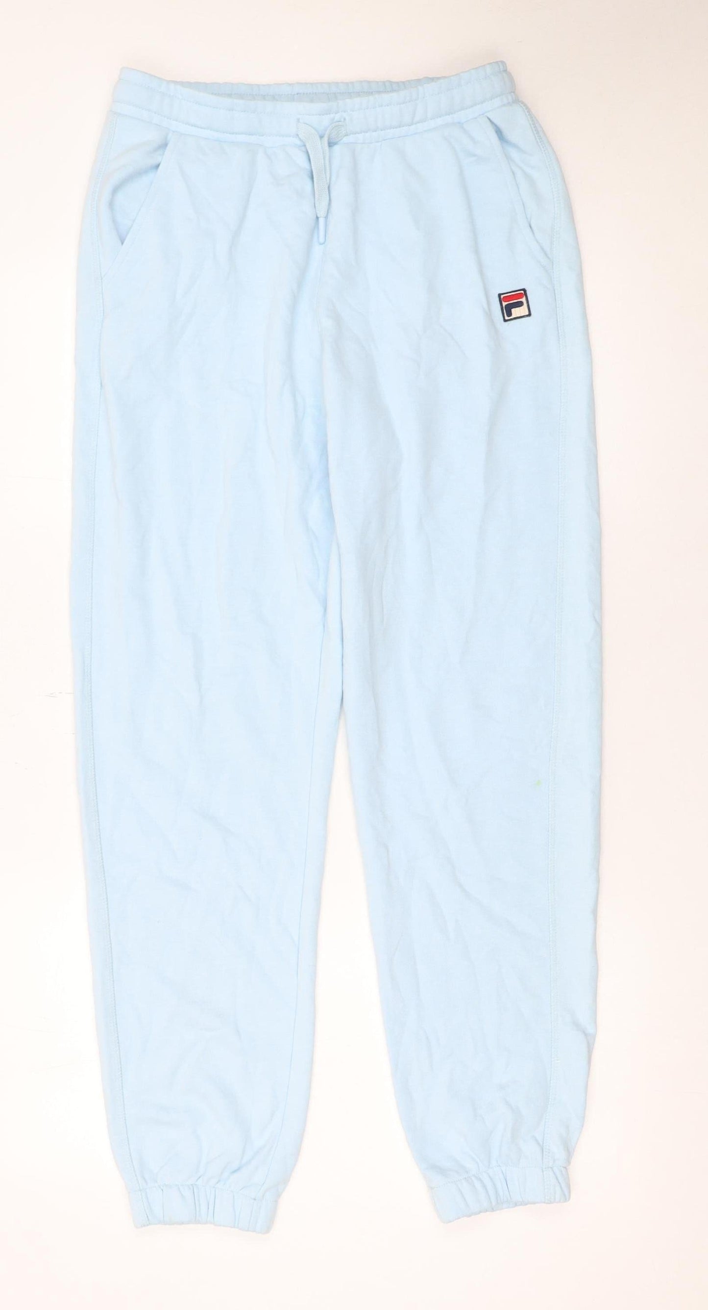 Mens UK Size S FILA Regular Fit Jogger Blue Trousers