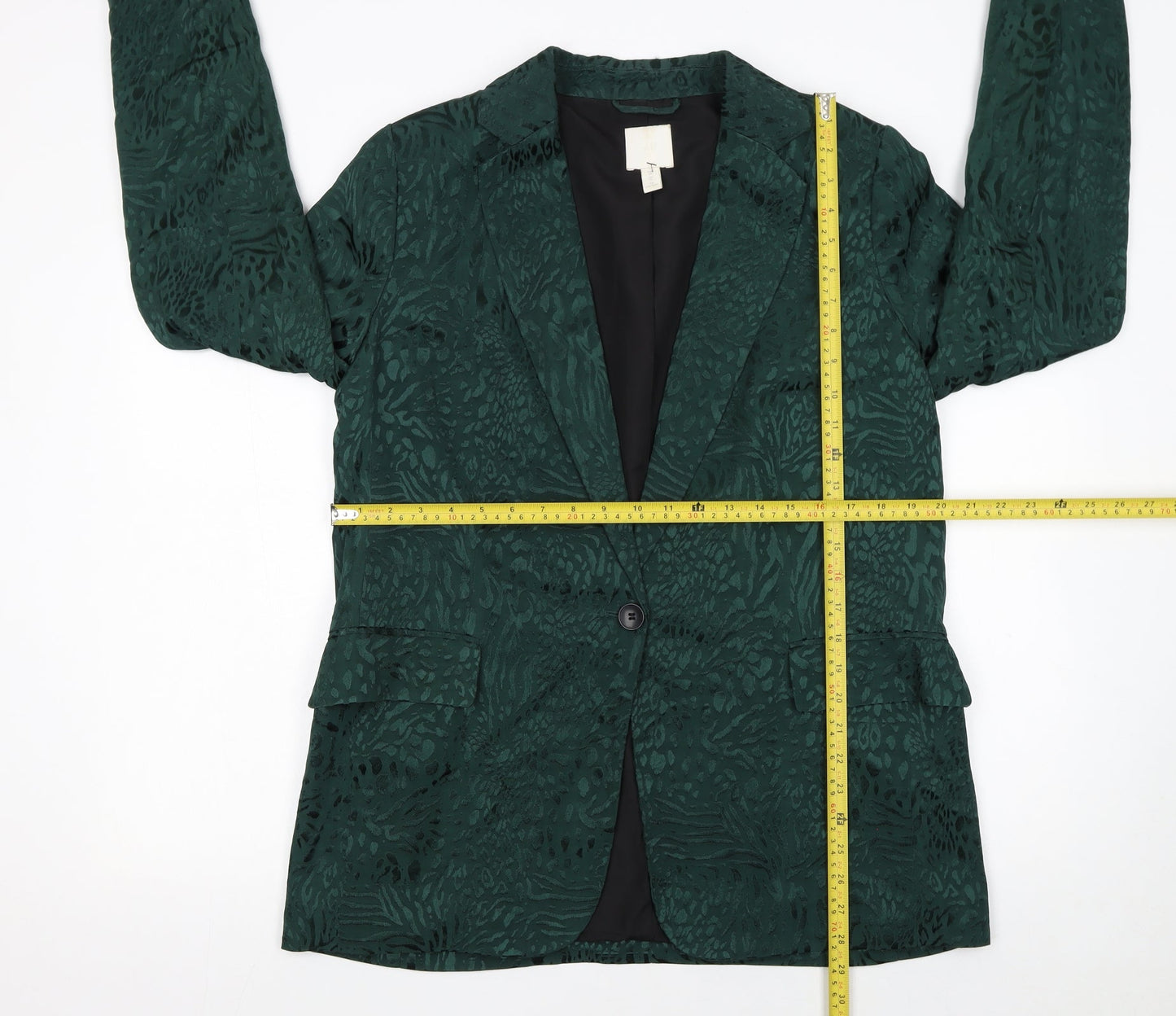 Womens UK Size 16 H&M Regular Green Blazer