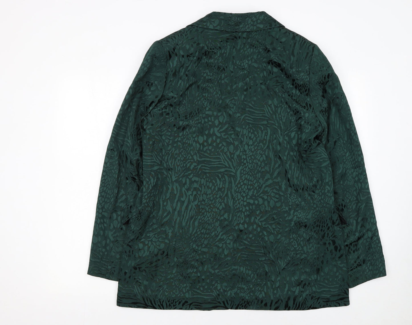 Womens UK Size 16 H&M Regular Green Blazer