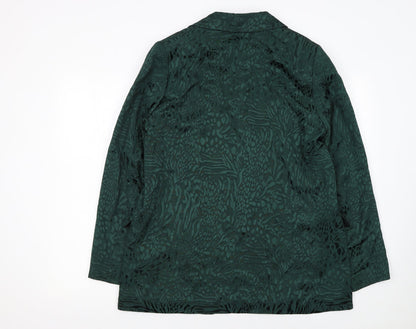 Womens UK Size 16 H&M Regular Green Blazer