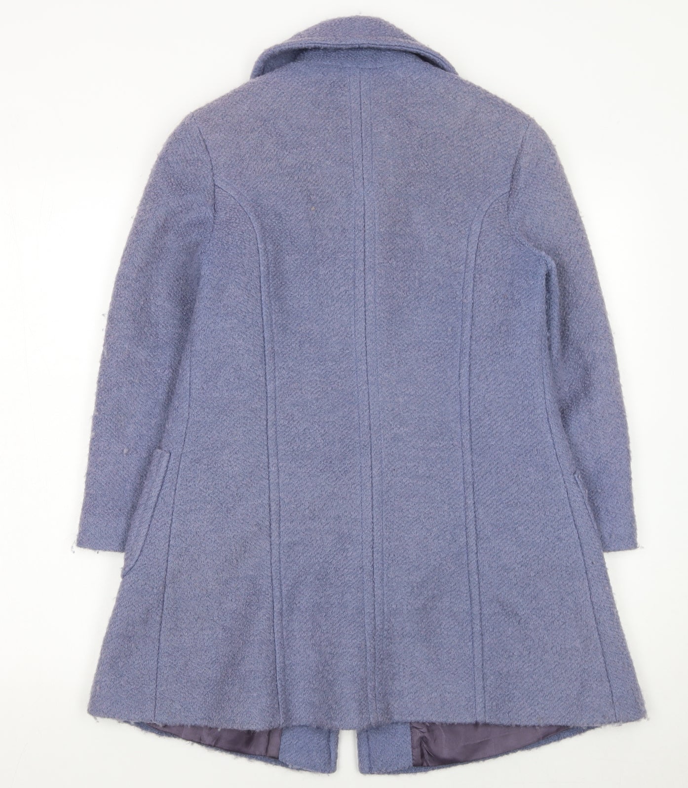 Womens UK Size 8 Topshop Purple Overcoat