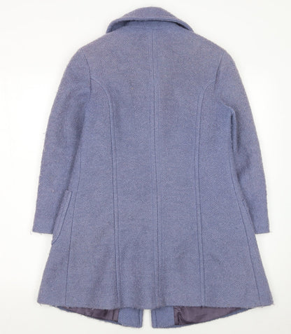Womens UK Size 8 Topshop Purple Overcoat