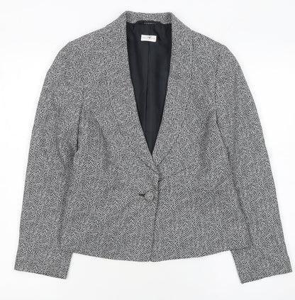 Womens UK Size 12 Minuet Petite Petites Black Blazer