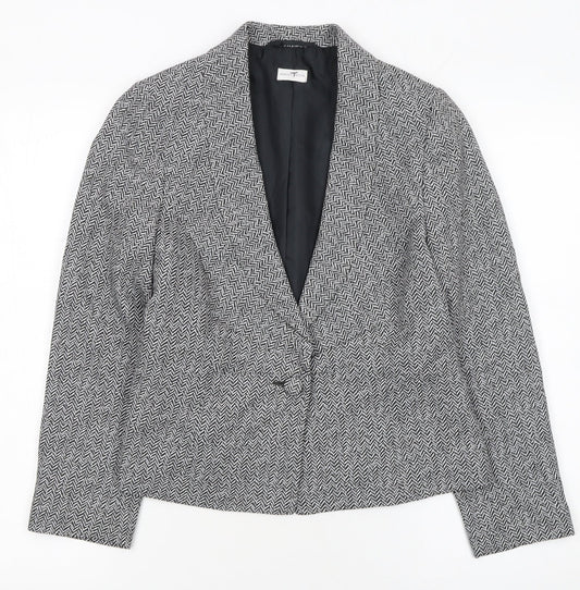 Womens UK Size 12 Minuet Petite Petites Black Blazer
