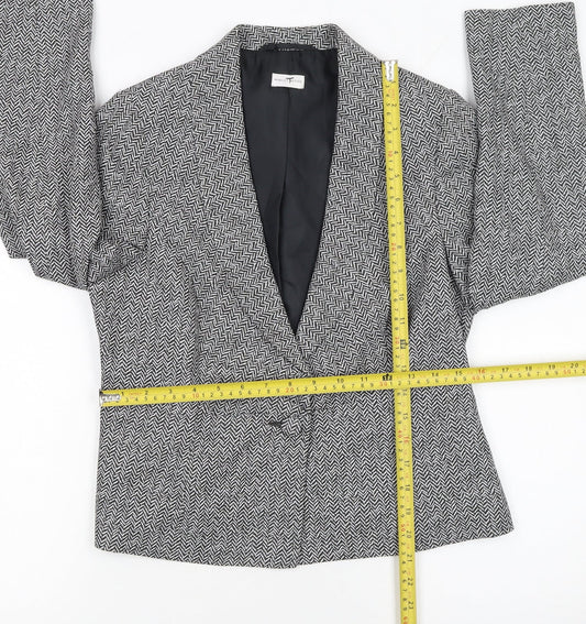 Womens UK Size 12 Minuet Petite Petites Black Blazer