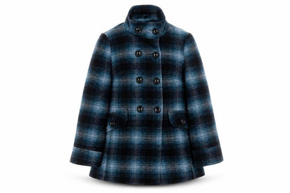 Womens UK Size 10 Dorothy Perkins Blue Pea Coat