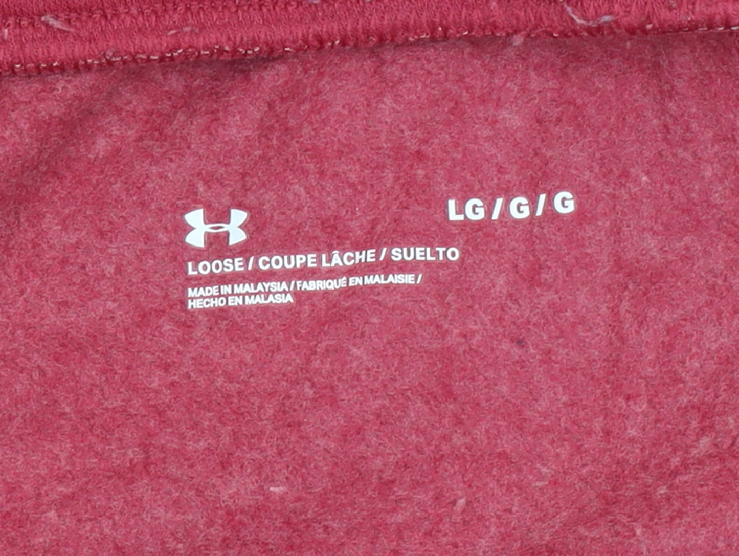Womens UK Size L Under armour Relaxed Fit Jogger Red Trousers