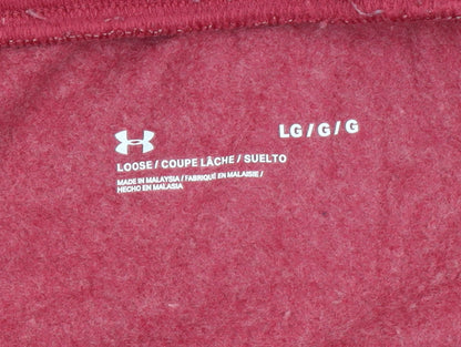 Womens UK Size L Under armour Relaxed Fit Jogger Red Trousers