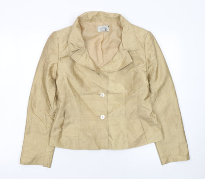 Womens UK Size 10 Oltre Regular Beige Suit Jacket