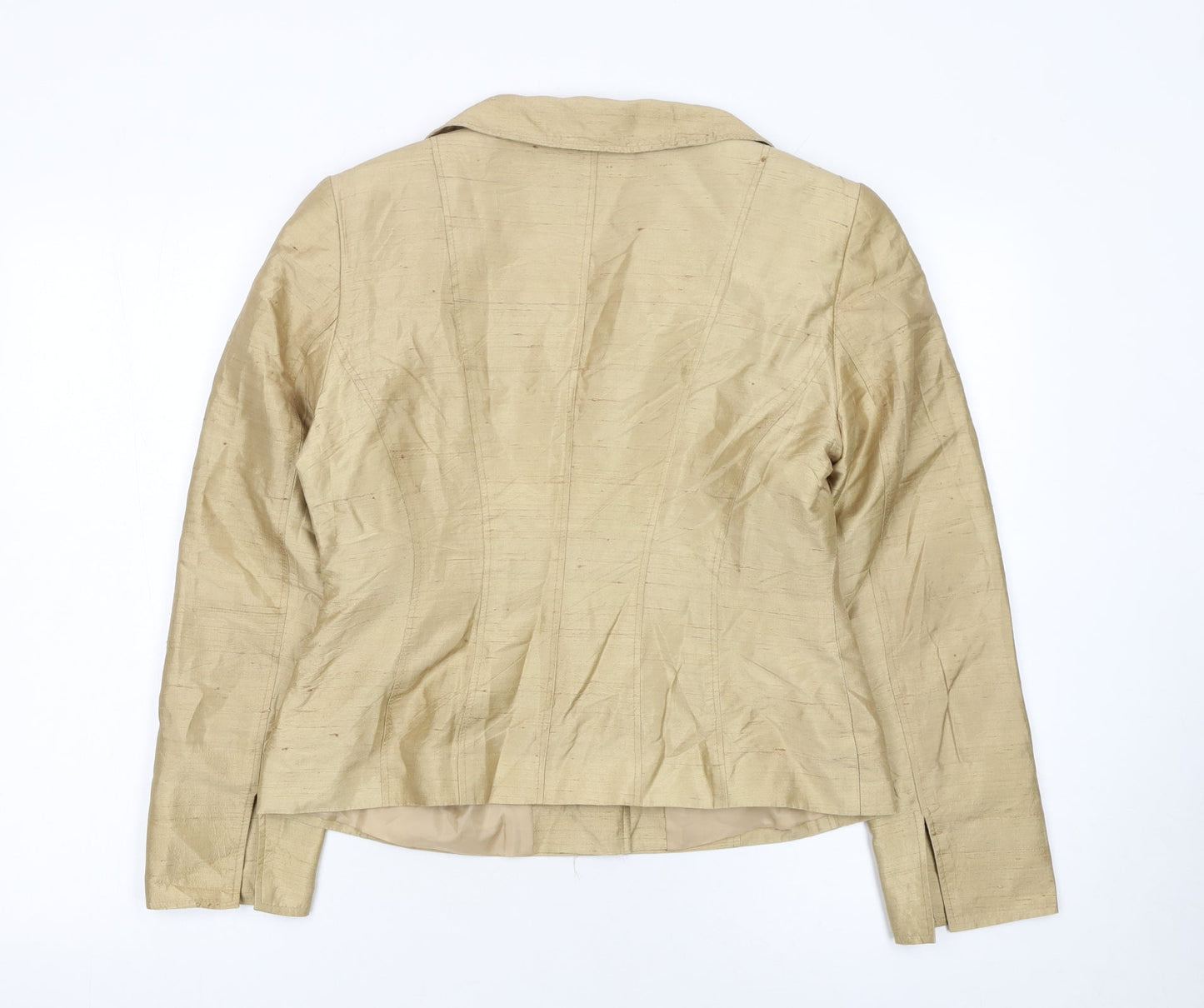 Womens UK Size 10 Oltre Regular Beige Suit Jacket