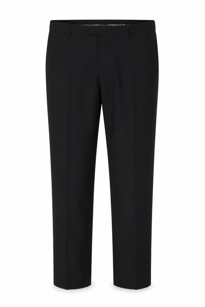 Mens UK Size 38 in NEXT Regular Fit Dress Pants Black Trousers