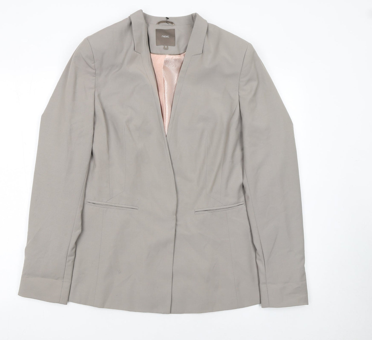 Womens UK Size 16 NEXT Regular Beige Blazer