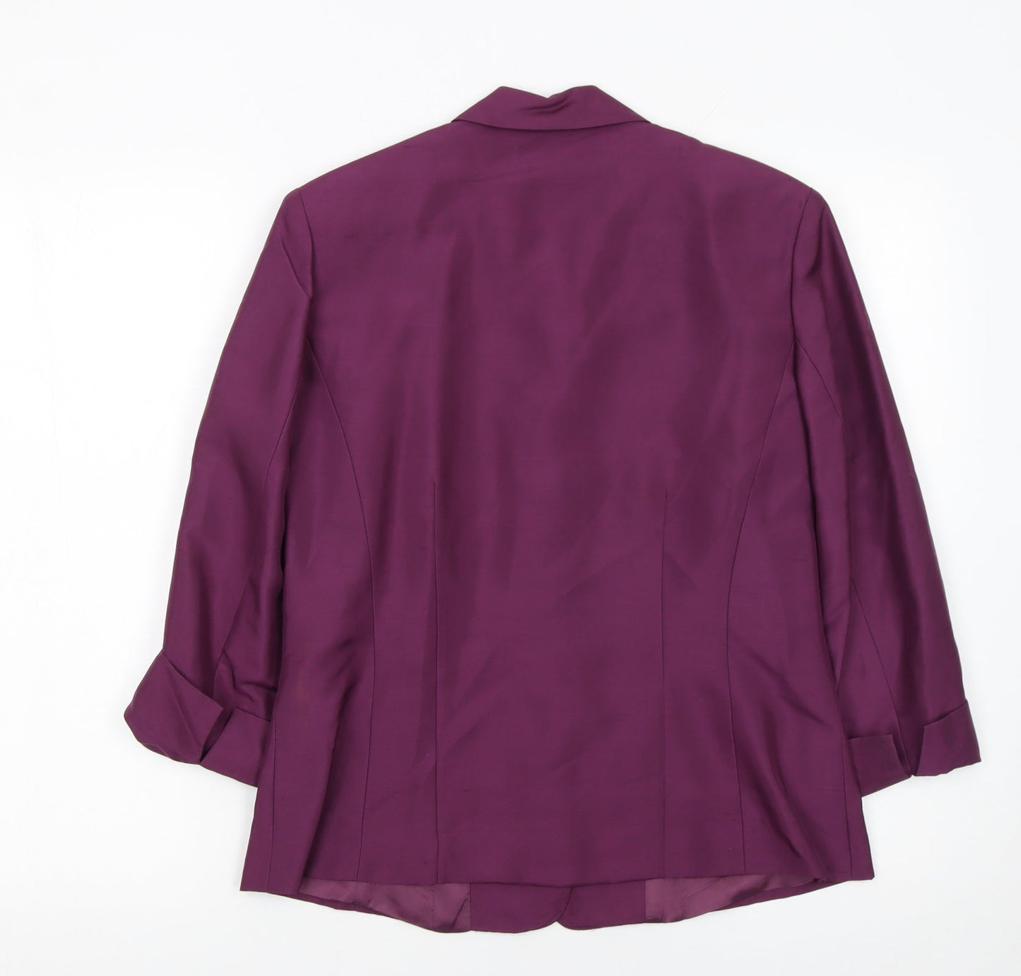 Womens UK Size 10 Platinum Purple Classic Blouse