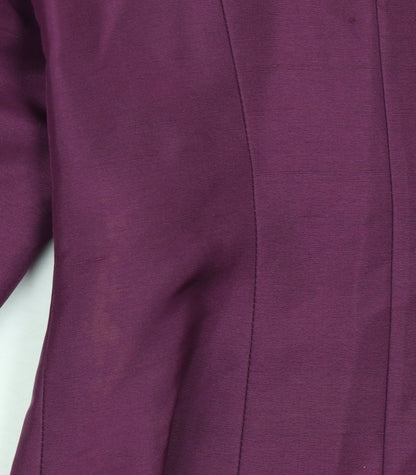 Womens UK Size 10 Platinum Purple Classic Blouse