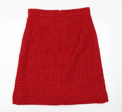 Womens UK Size 14 Marks and Spencer Straight & Pencil Tweed Skirt