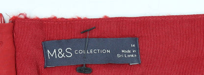 Womens UK Size 14 Marks and Spencer Straight & Pencil Tweed Skirt
