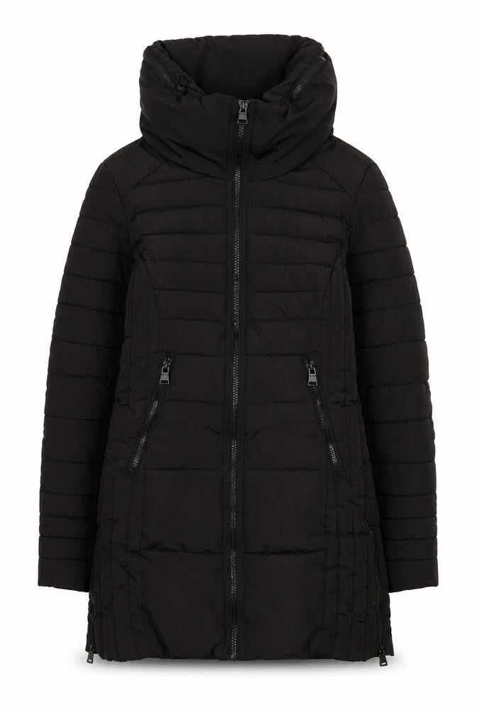 Womens UK Size 6 NEXT Black Puffer Jacket