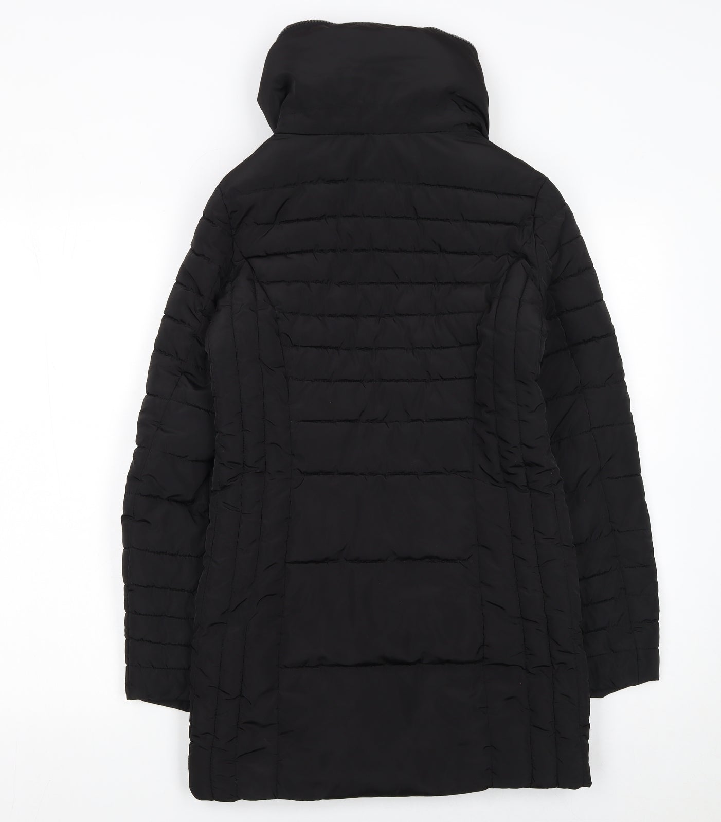 Womens UK Size 6 NEXT Black Puffer Jacket