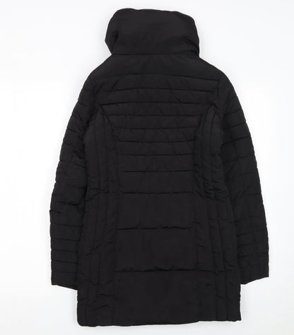 Womens UK Size 6 NEXT Black Puffer Jacket