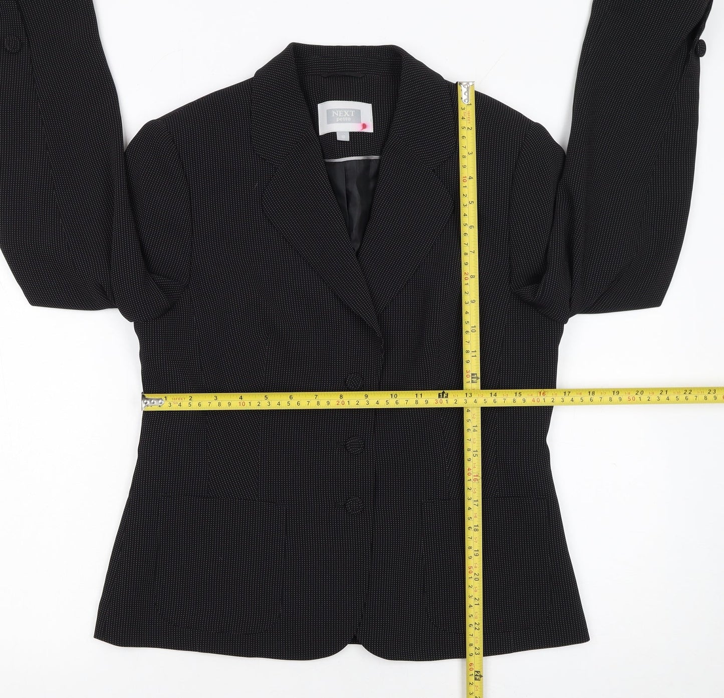 Womens UK Size 12 NEXT Petites Black Blazer