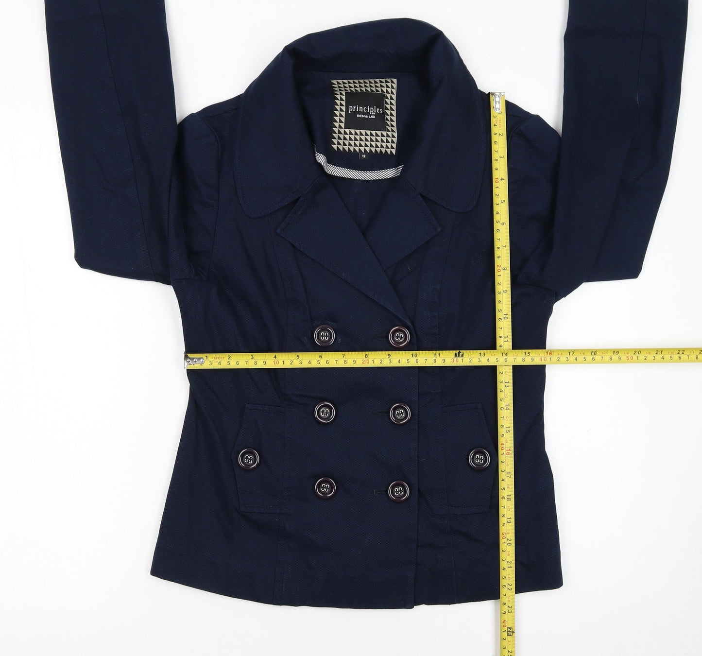 Womens UK Size 12 Principles by Ben de Lisi Regular Blue Blazer