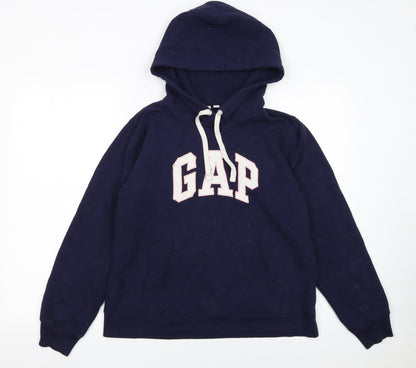 Womens UK Size M Gap Blue Pullover Hoodie