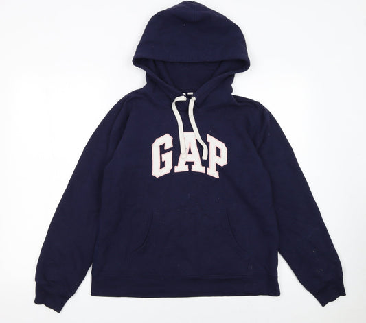 Womens UK Size M Gap Blue Pullover Hoodie