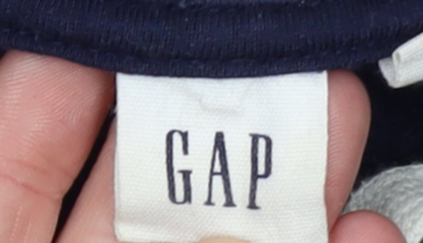 Womens UK Size M Gap Blue Pullover Hoodie