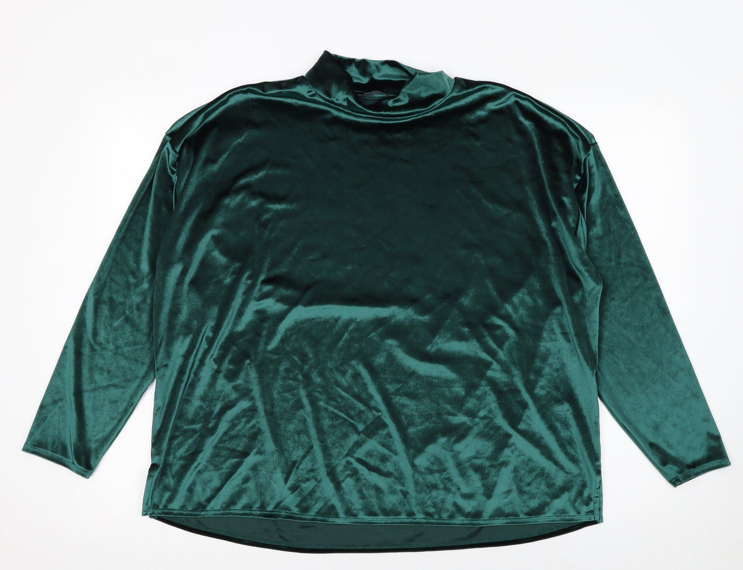 Womens UK Size 18 Marks and Spencer Green Basic Blouse
