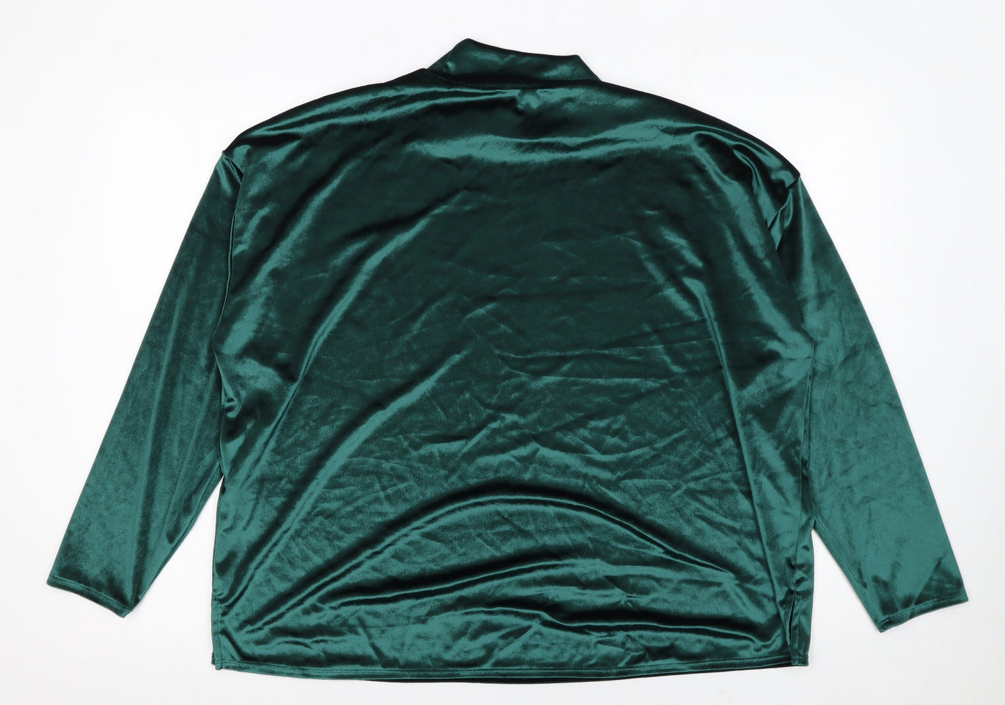 Womens UK Size 18 Marks and Spencer Green Basic Blouse