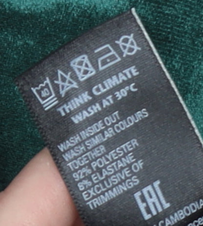 Womens UK Size 18 Marks and Spencer Green Basic Blouse