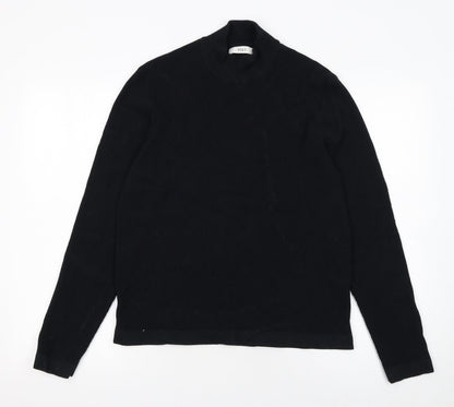 Mens UK Size M Marks and Spencer Black Pullover Jumper