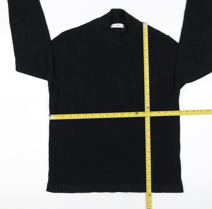 Mens UK Size M Marks and Spencer Black Pullover Jumper