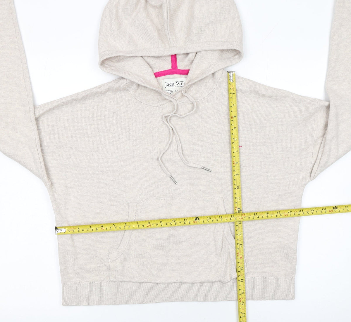 Womens UK Size 14 Jack Wills Beige Pullover Jumper