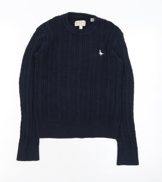 Womens UK Size 6 Jack Wills Blue Pullover Jumper