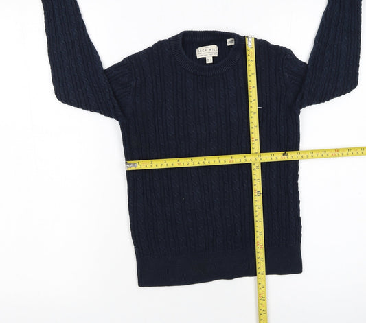 Womens UK Size 6 Jack Wills Blue Pullover Jumper
