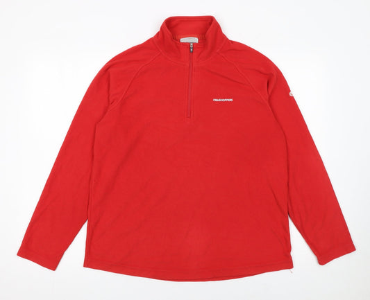 Womens UK Size 16 Craghoppers Red Pullover Sweatshirt