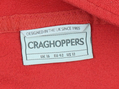Womens UK Size 16 Craghoppers Red Pullover Sweatshirt