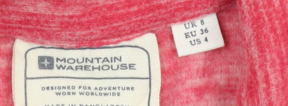 Womens UK Size 8 Mountain Warehouse Red Pullover Sweatshirt