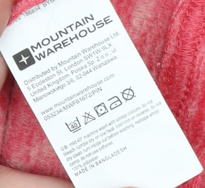 Womens UK Size 8 Mountain Warehouse Red Pullover Sweatshirt
