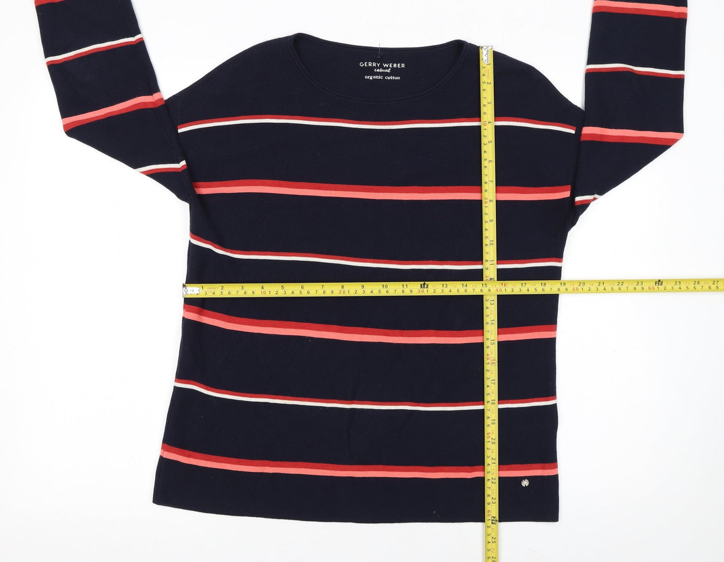Womens UK Size 10 Gerry Weber Blue Pullover Jumper