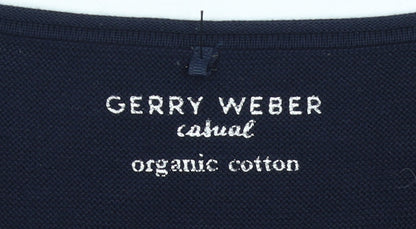 Womens UK Size 10 Gerry Weber Blue Pullover Jumper