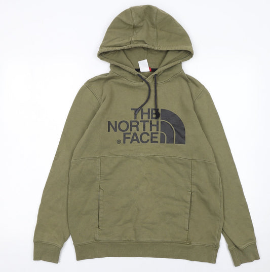 Womens UK Size S The North Face Green Pullover Hoodie