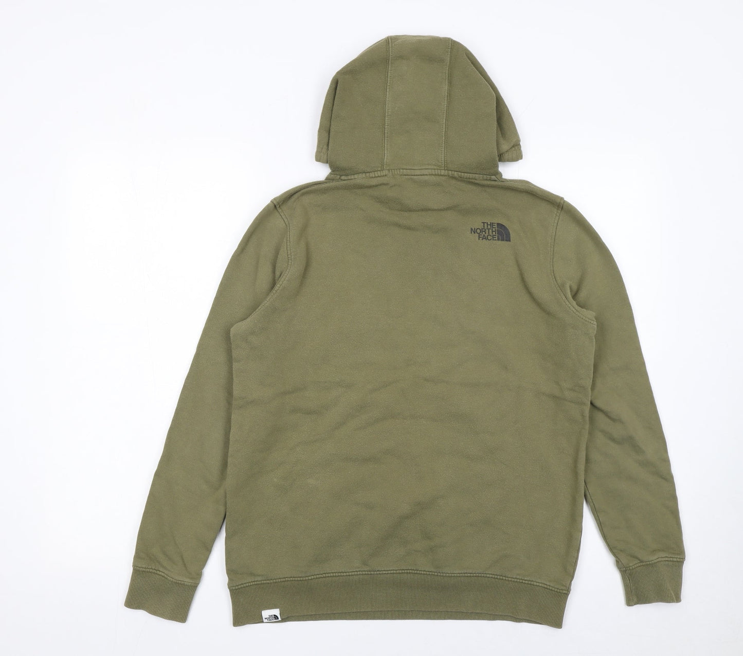 Womens UK Size S The North Face Green Pullover Hoodie