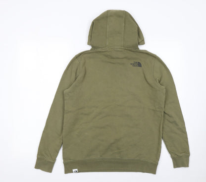 Womens UK Size S The North Face Green Pullover Hoodie