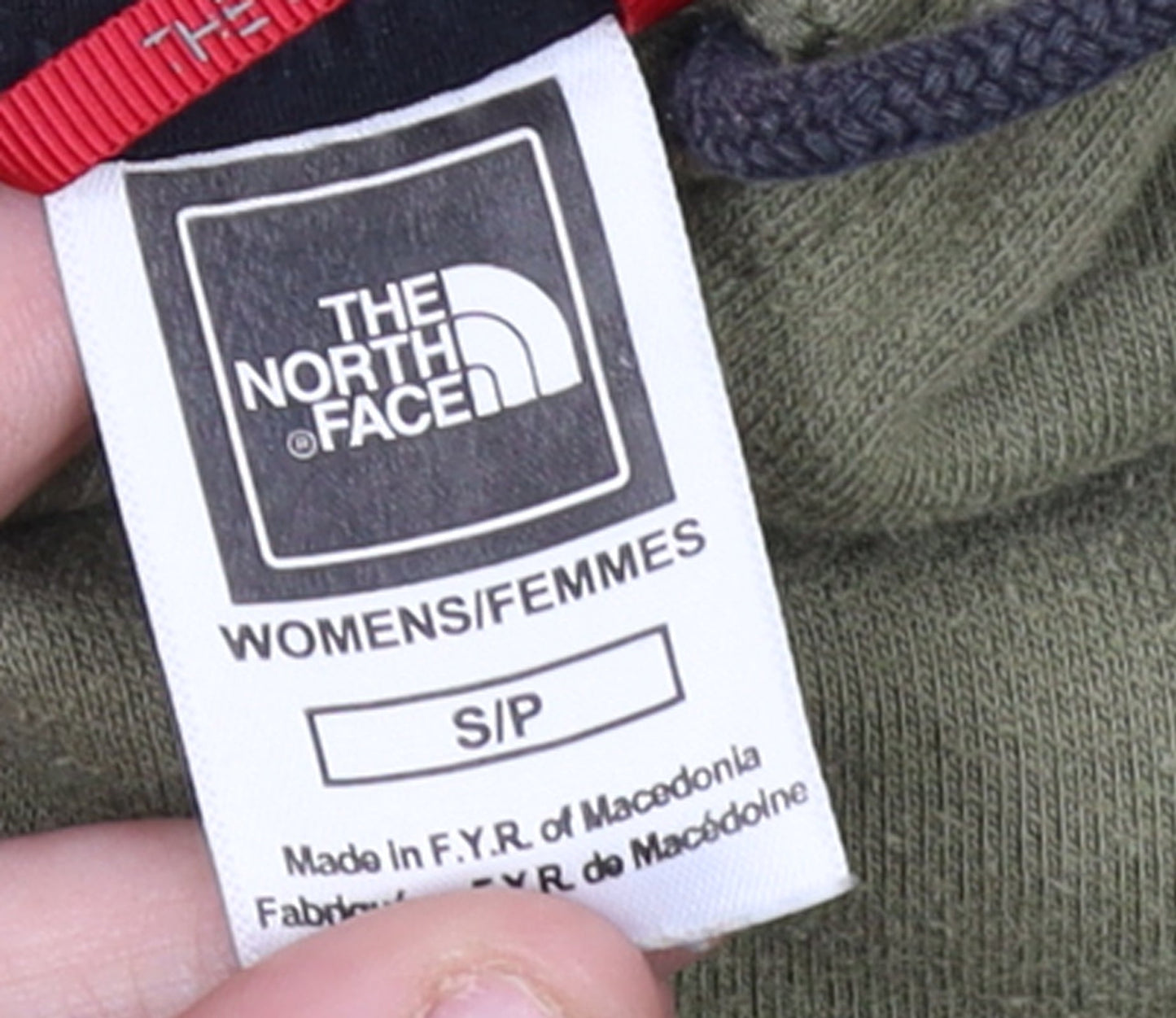 Womens UK Size S The North Face Green Pullover Hoodie