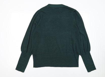 Womens UK Size 16 NEXT Green Pullover Jumper