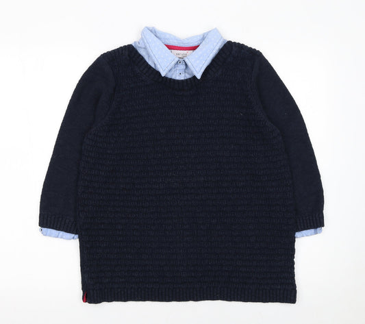 Womens UK Size 16 Marks and Spencer Blue Pullover Jumper